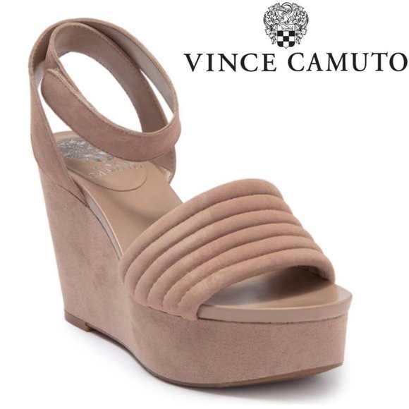 Vince Camuto Shoes - NEW Vince Camuto Womens Sandals | Varelnta Wedge Sandal Crepe 01 Size 10